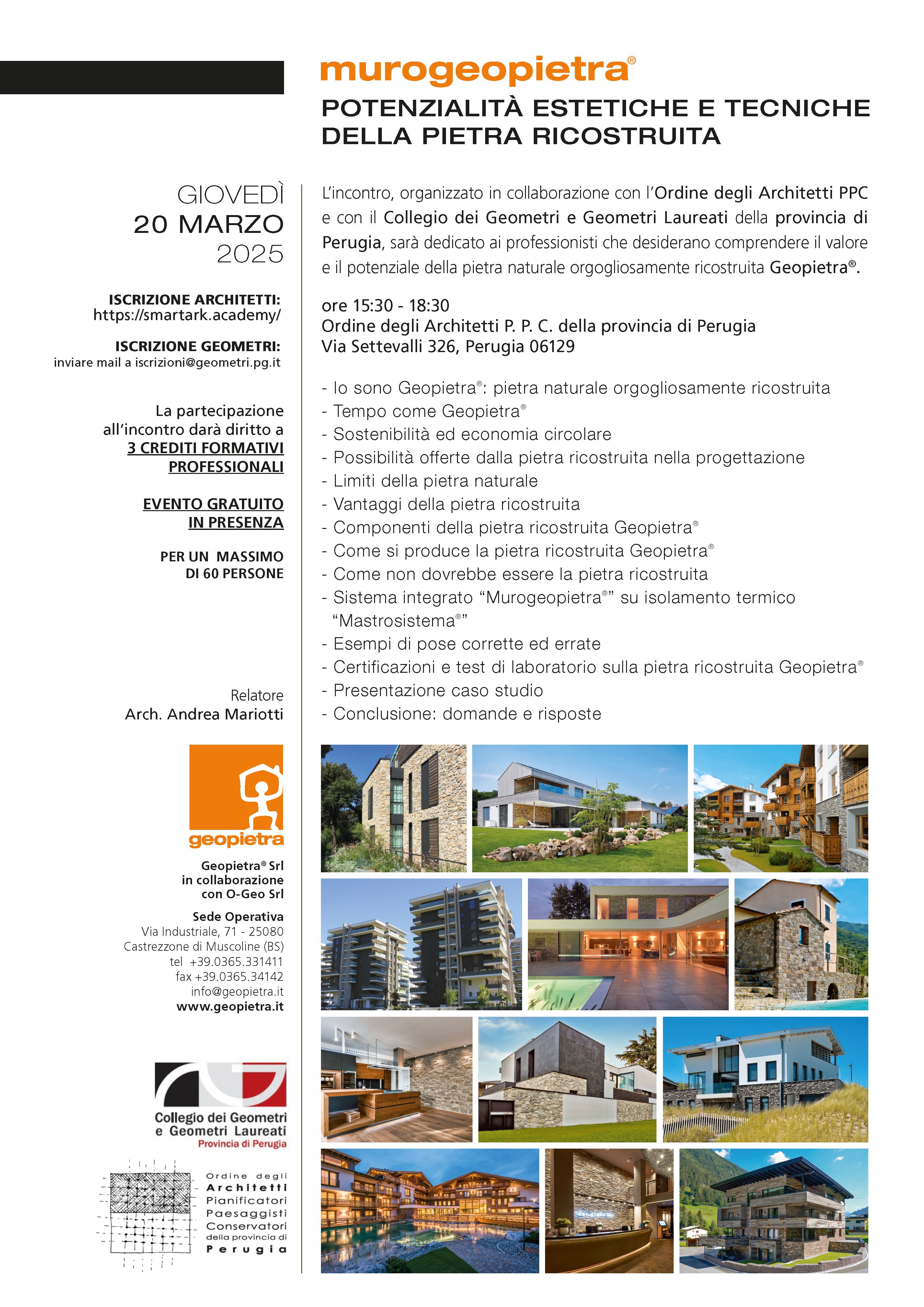 corso formativo Perugia architetti geometri